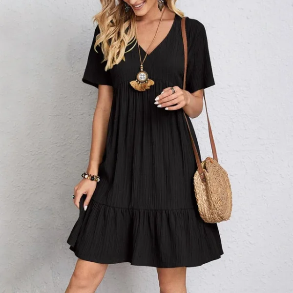 Summer Mini Dress Elegant Beach Party Vestidos Street